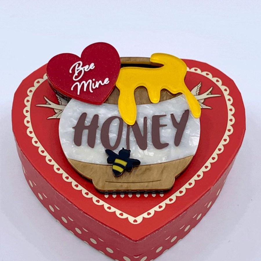 Erstwilder Brooches | Bee Mine, Honey Brooch