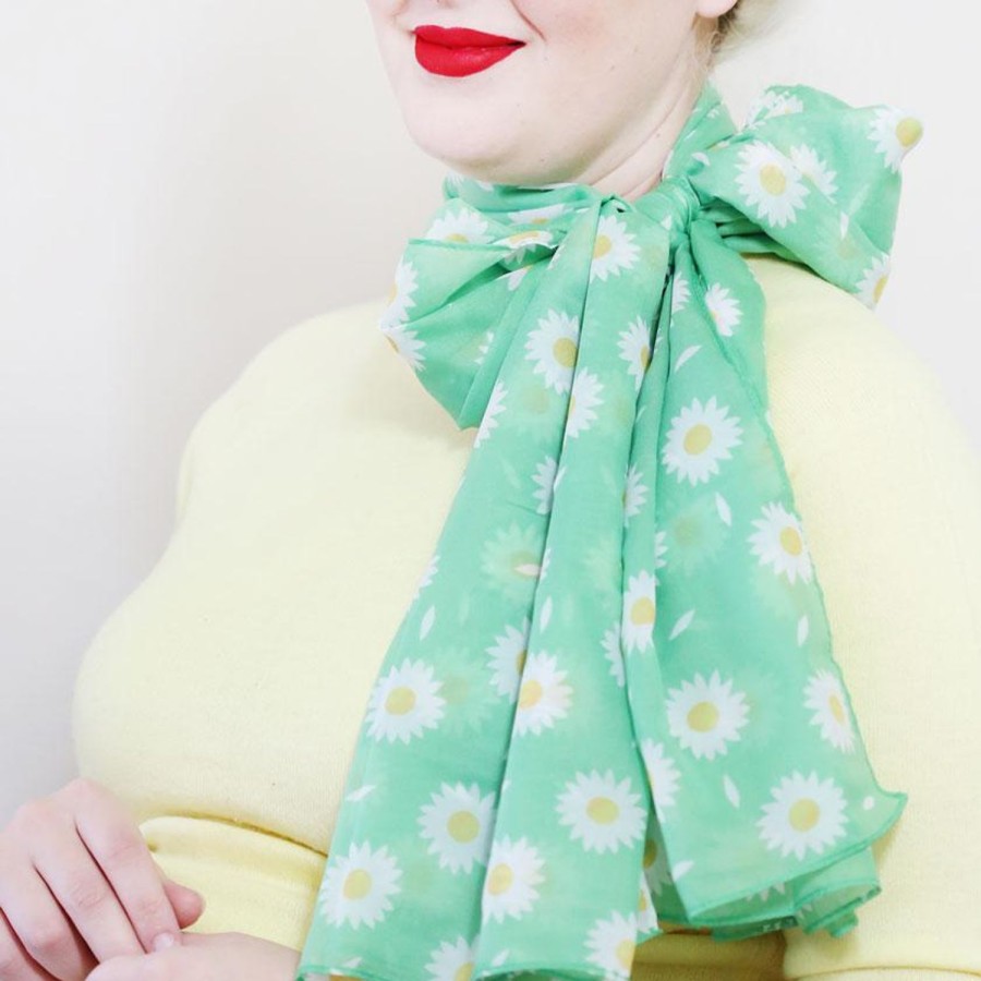 Erstwilder Scarves | She Loves Me Daisy Large Neck Scarf