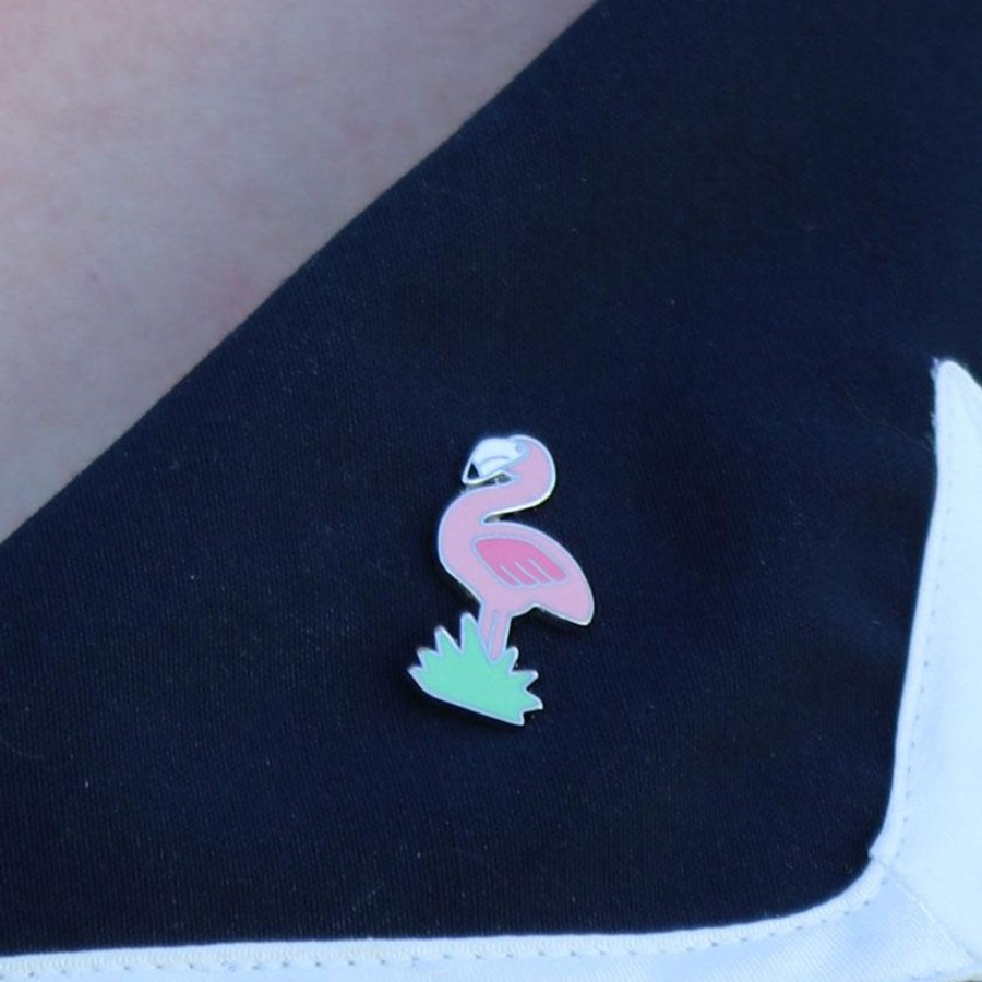 Erstwilder Enamel Pins | Flamboyant Flamingo Funk Enamel Pin