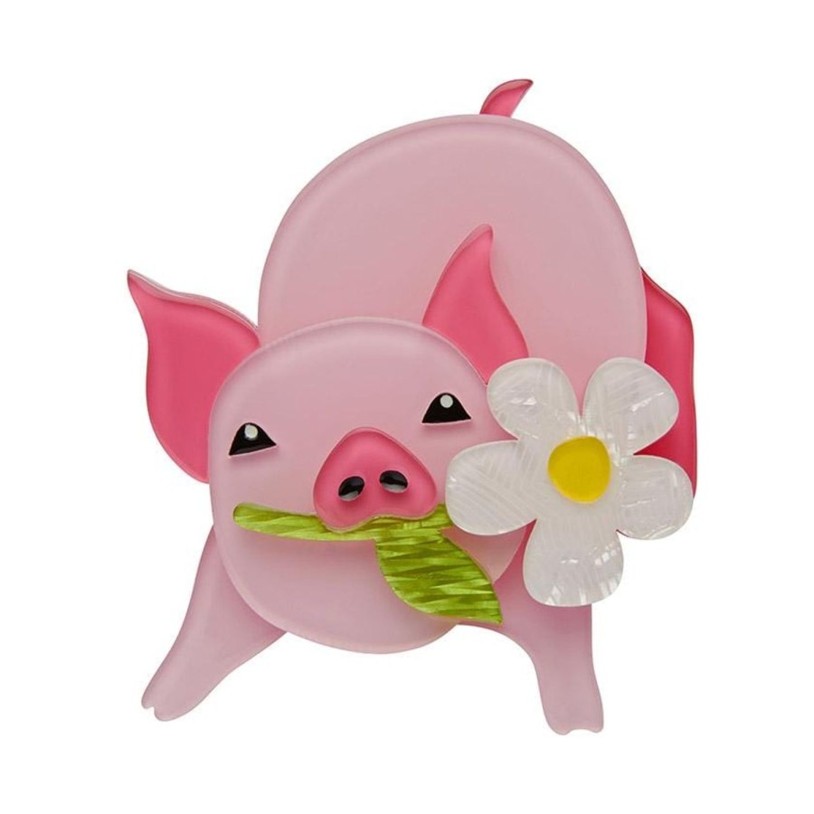 Erstwilder Brooches | Wilbur The Wonder Pig Brooch