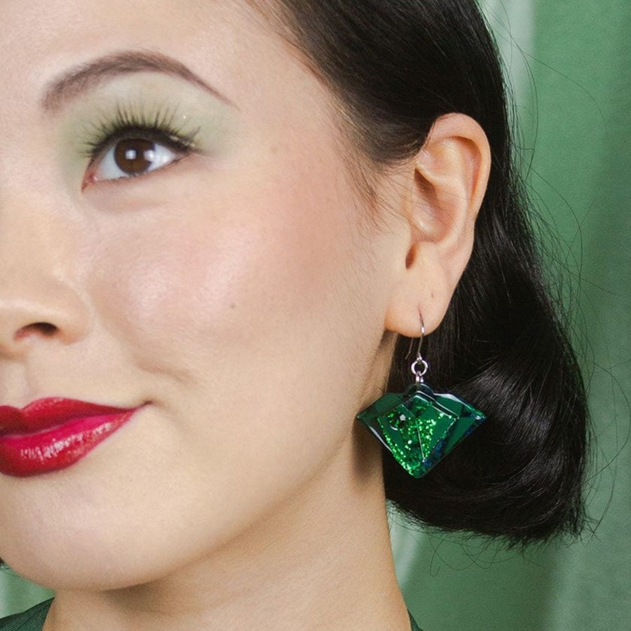 Erstwilder Earrings | Emerald Earrings