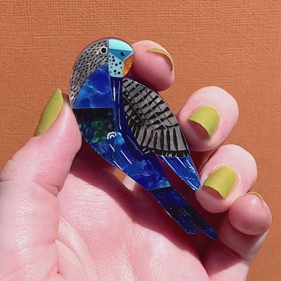 Erstwilder Brooches | A Budgie Named Chirp Brooch