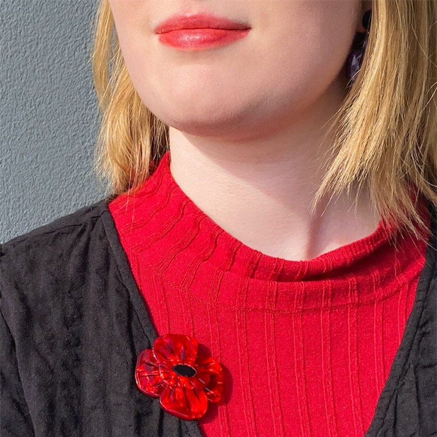 Erstwilder Brooches | Remembrance Poppy Brooch