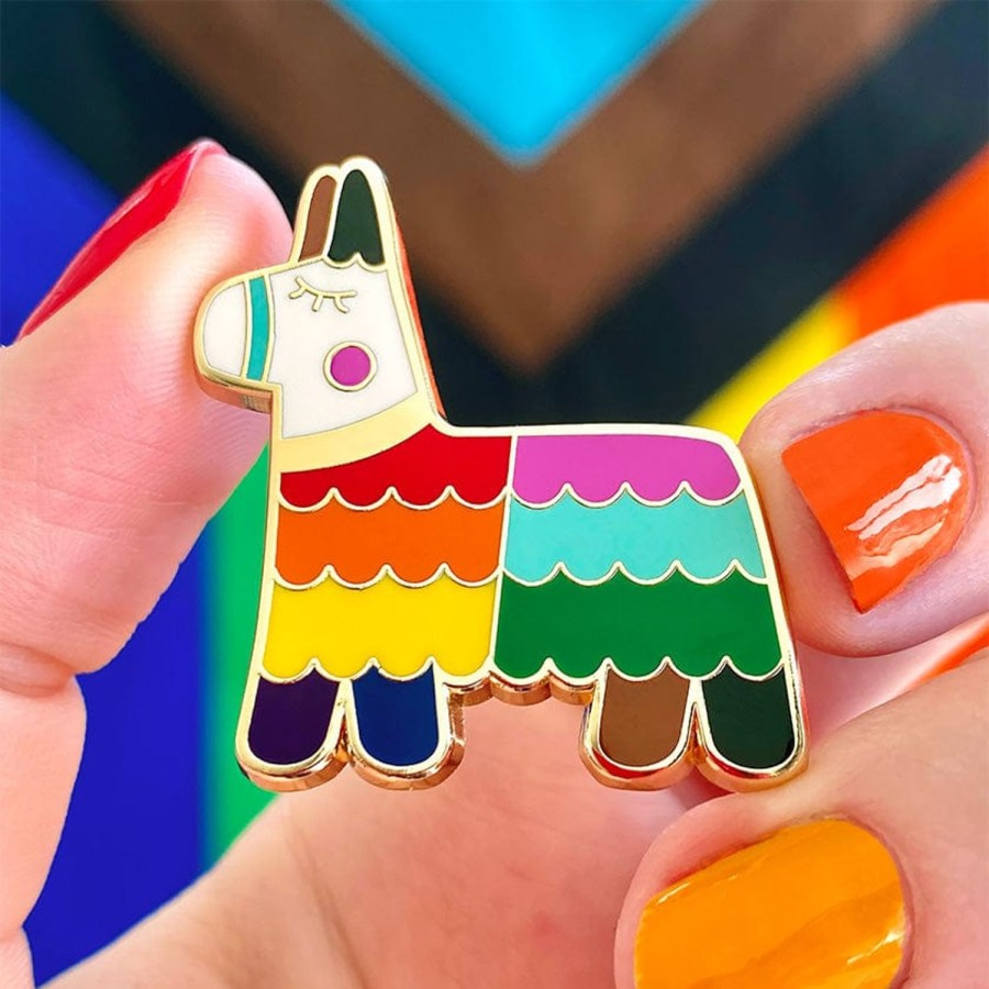 Erstwilder Enamel Pins | Viva Pride Pinata Enamel Pin