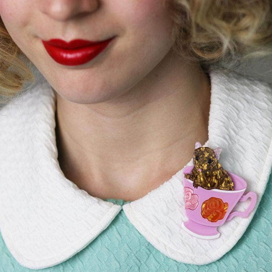 Erstwilder Brooches | An-Tea-Chinus Mouse Brooch