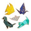 Erstwilder Enamel Pins | Origami Enamel Pin Pack - 5 Piece