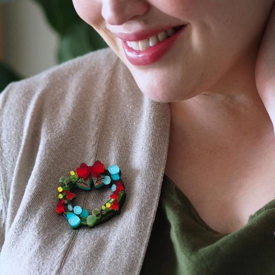 Erstwilder Brooches | Wreath Down Under Brooch