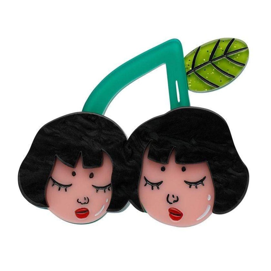 Erstwilder Brooches | Cherry Twins Brooch