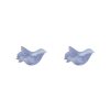 Erstwilder Essential Earrings | Bird Ripple Resin Stud Earrings - Blue