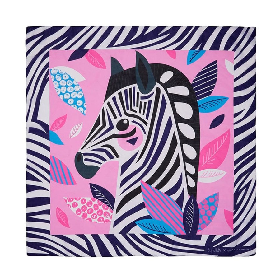 Erstwilder Scarves | The Zealous Zebra Square Scarf