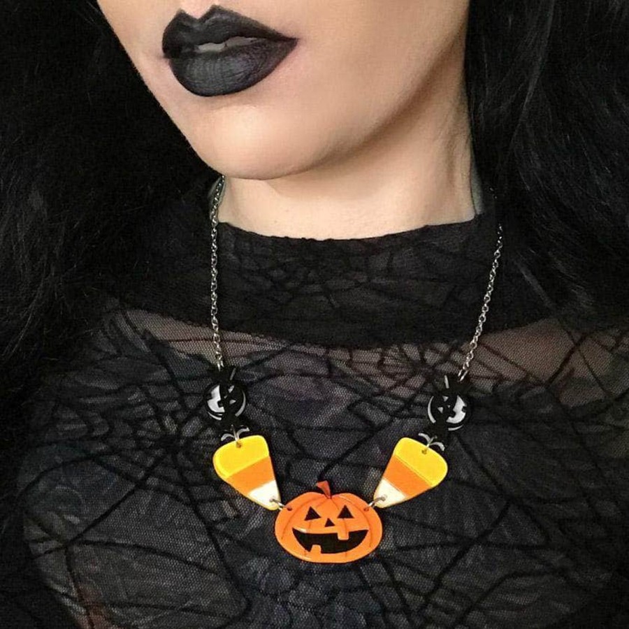 Erstwilder Necklaces | No Tricks Halloween Necklace