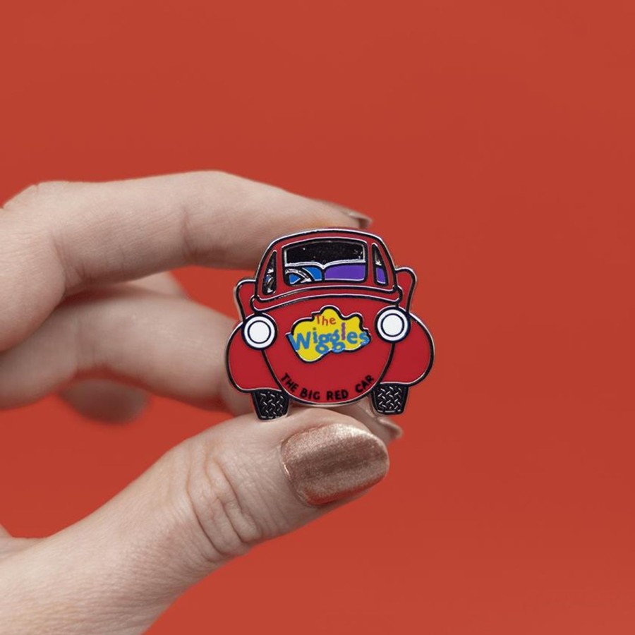 Erstwilder Enamel Pins | The Big Red Car Enamel Pin