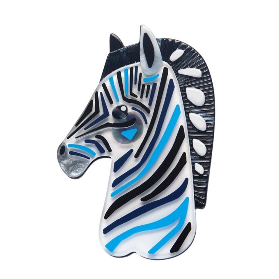 Erstwilder Brooches | The Zealous Zebra Brooch