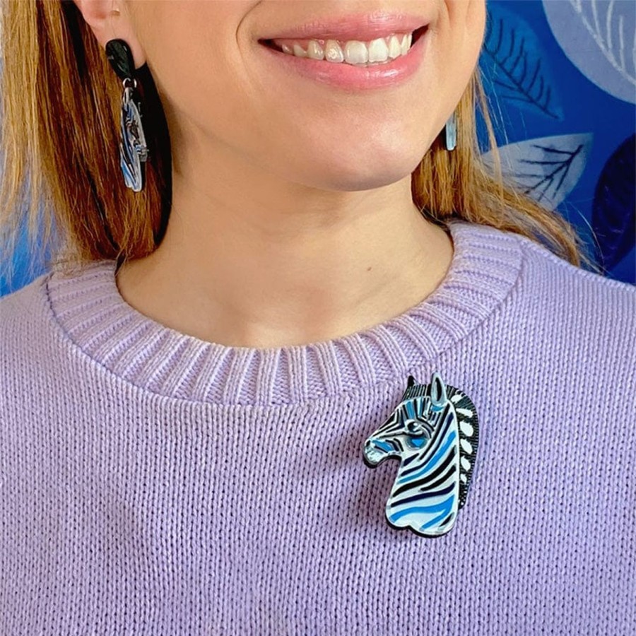 Erstwilder Brooches | The Zealous Zebra Brooch