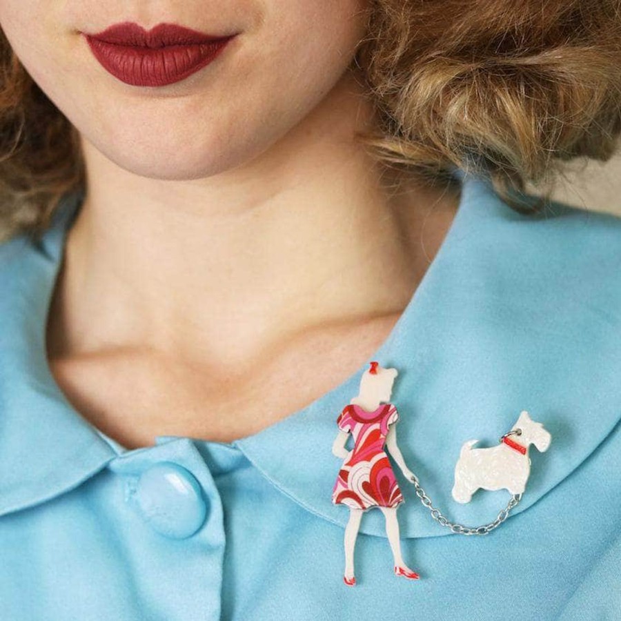 Erstwilder Brooches | Walking Wonders Brooch