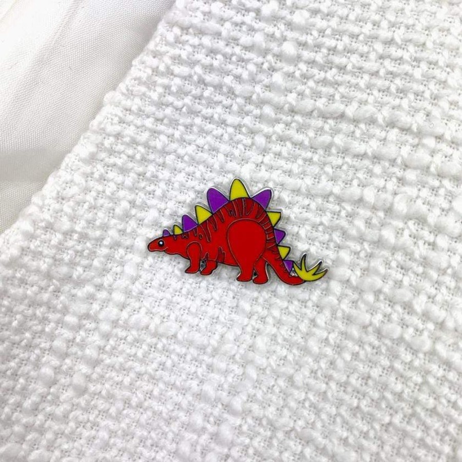 Erstwilder Enamel Pins | Scotty Stegosaurus Enamel Pin