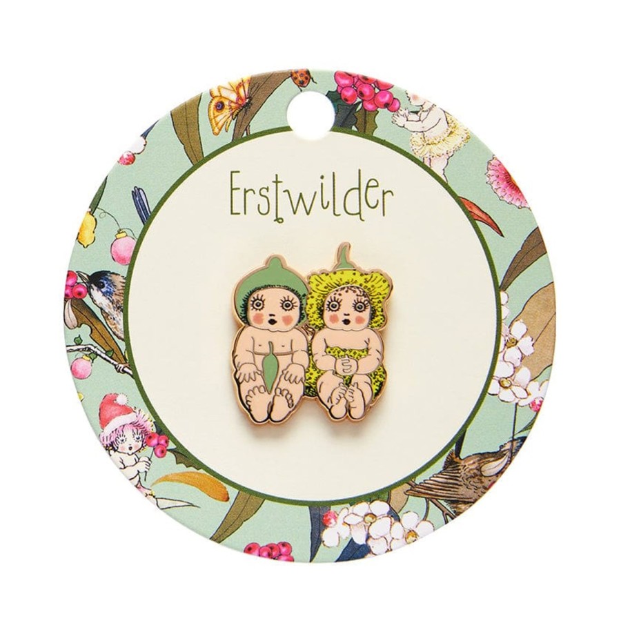 Erstwilder Enamel Pins | Gumnut Twins Enamel Pin