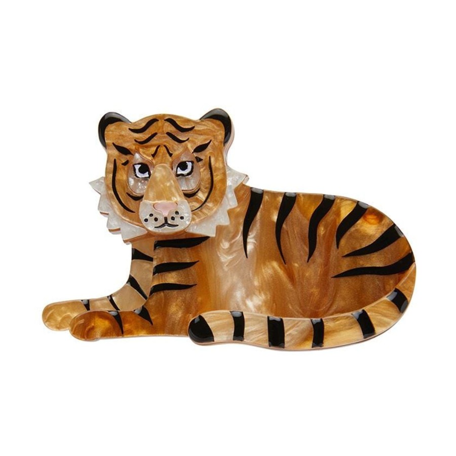 Erstwilder Brooches | Hairy Hobbes Tiger Brooch