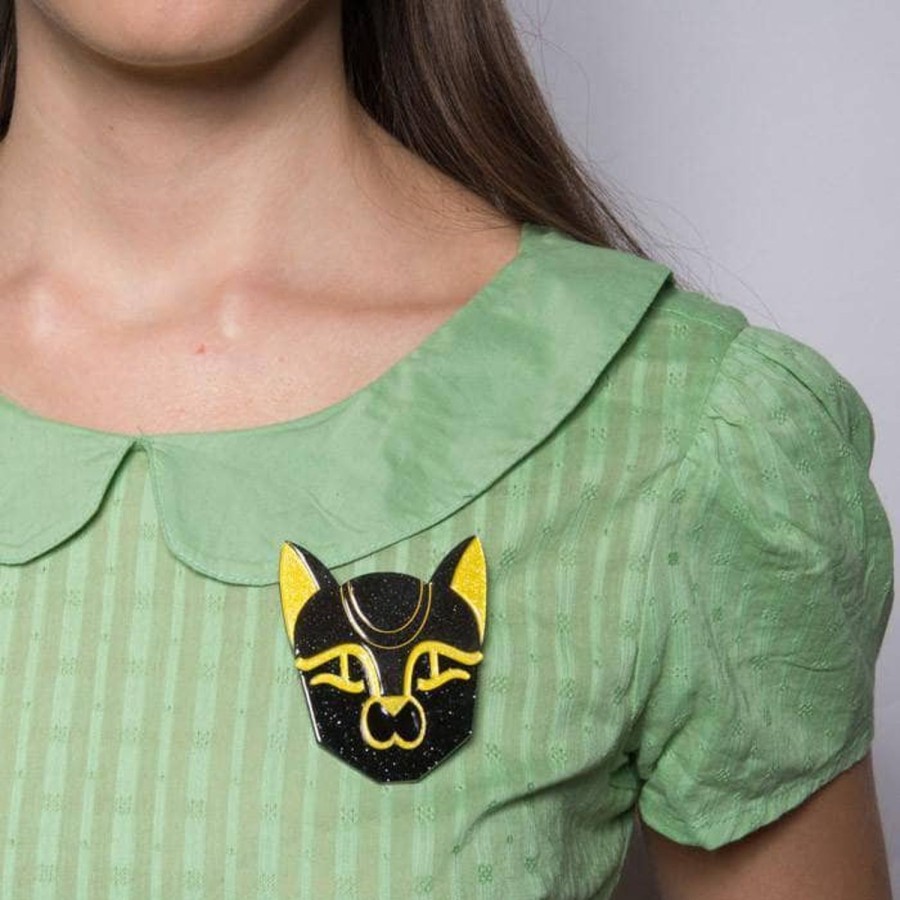 Erstwilder Brooches | Bast From The Past Cat Brooch