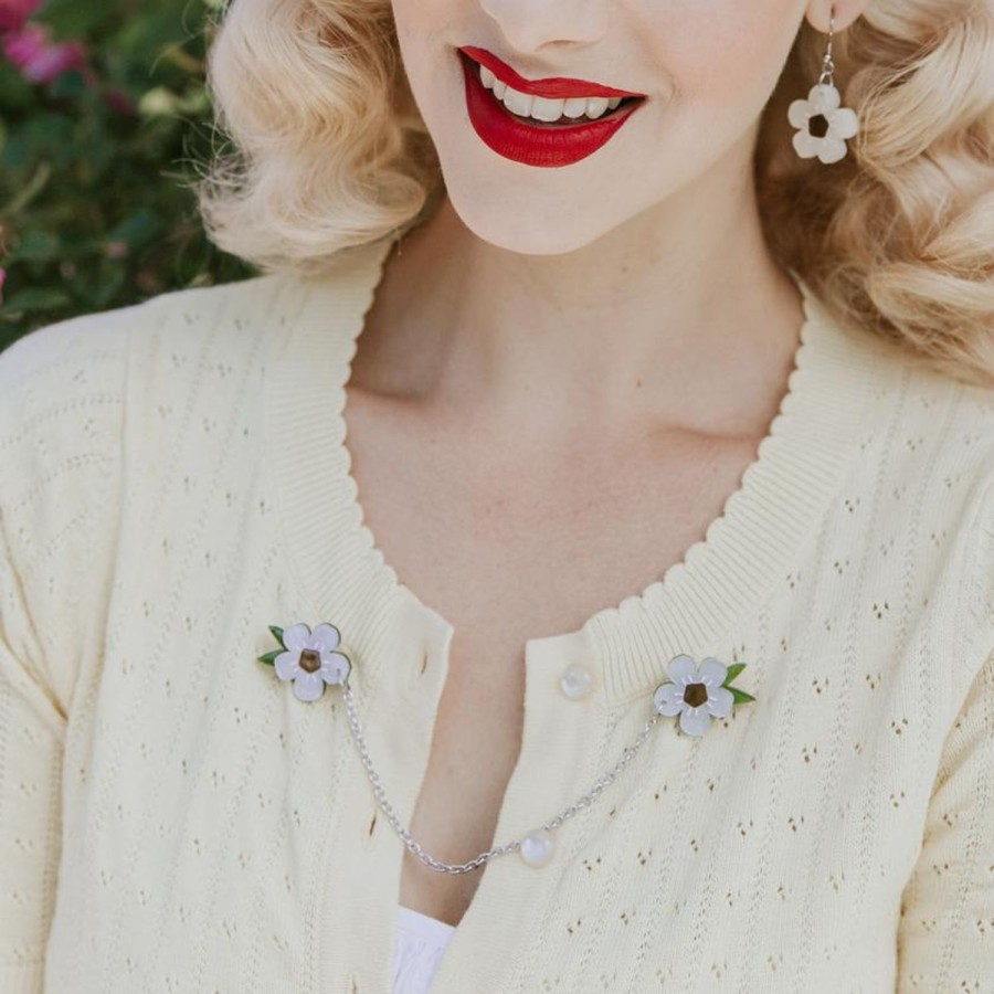 Erstwilder Brooches | Sweet Like Honey Cardigan Clips