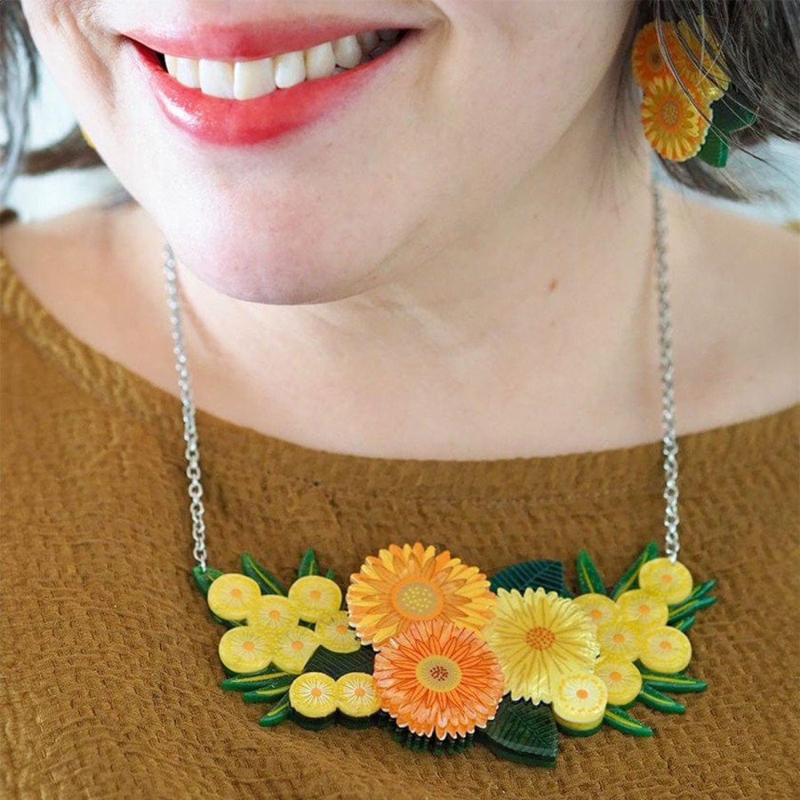 Erstwilder Necklaces | Yellow Efflorescence Necklace