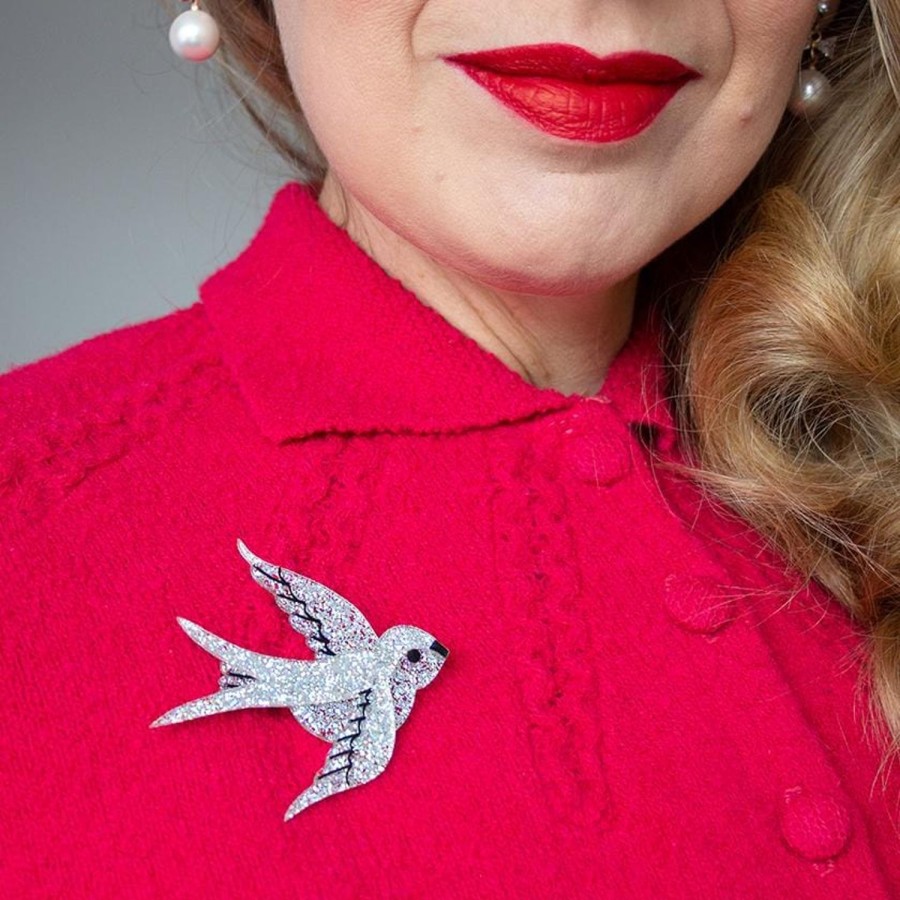 Erstwilder Brooches | Bluebird Of Happiness Brooch