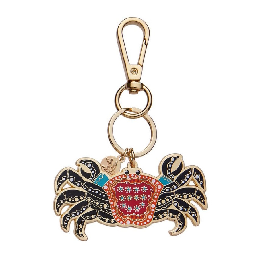 Erstwilder Enamel Key Rings | The Crab 'Gadambal' Key Ring