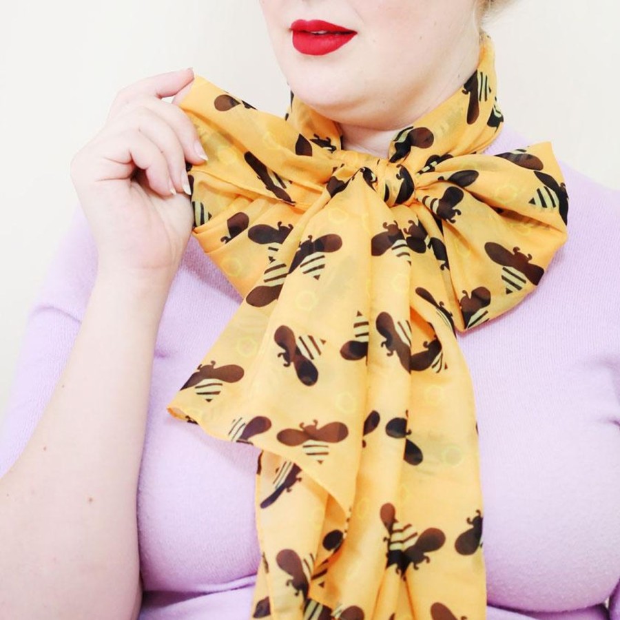 Erstwilder Scarves | Babette Bee Large Neck Scarf