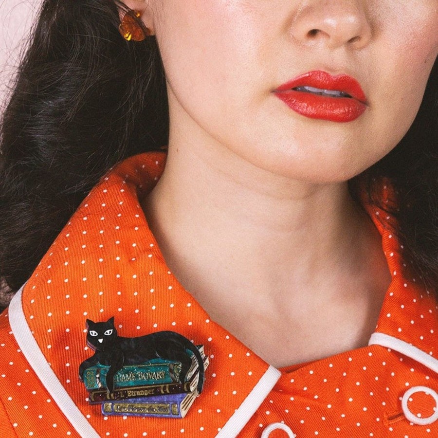 Erstwilder Brooches | Cultured Cat Brooch