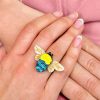 Erstwilder Rings | To Bee Or Not To Bee Statement Ring