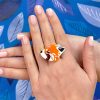 Erstwilder Rings | The Rakish Red Panda Ring