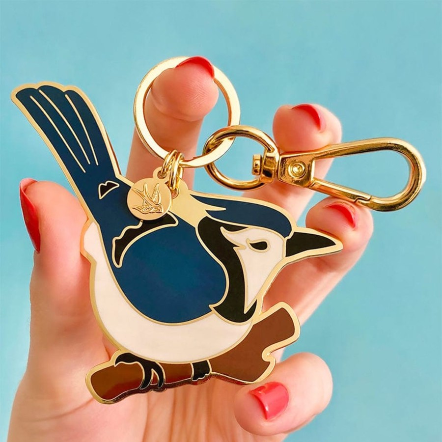 Erstwilder Enamel Key Rings | Blue Jay Way Key Ring