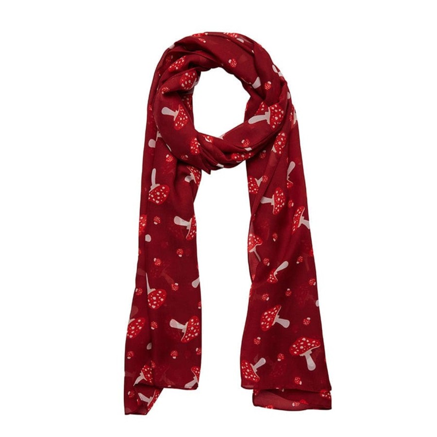 Erstwilder Scarves | Well Spotted Neck Scarf Red