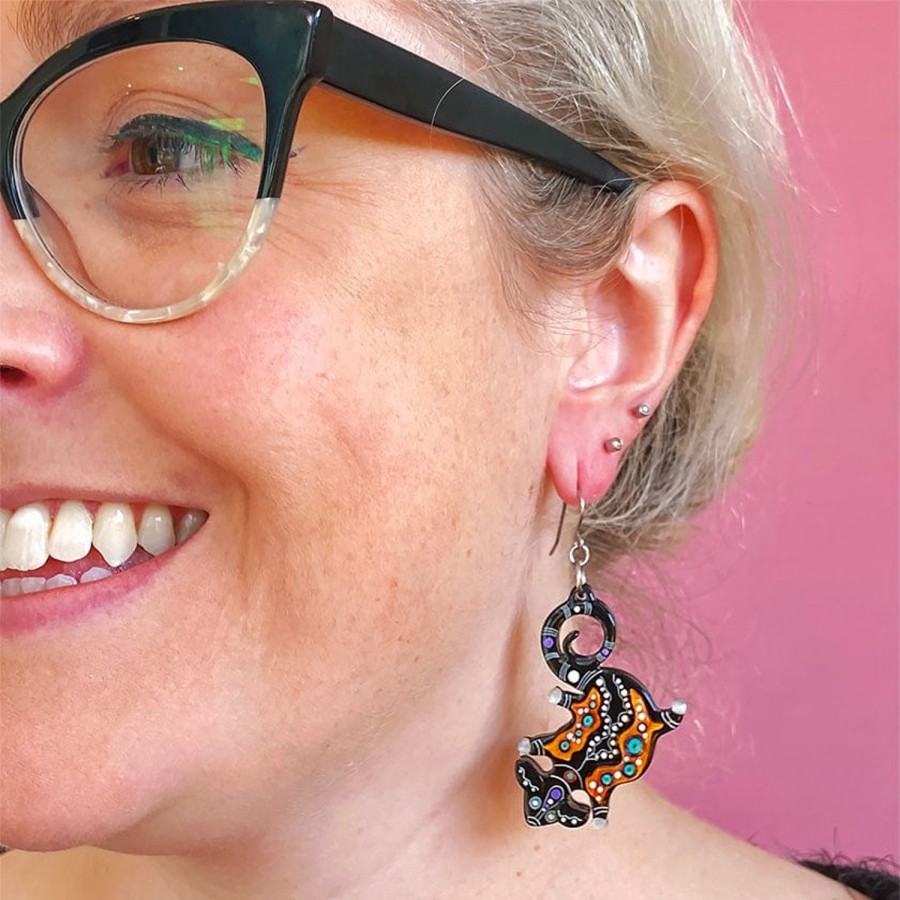 Erstwilder Earrings | The Possum 'Midin' Earrings