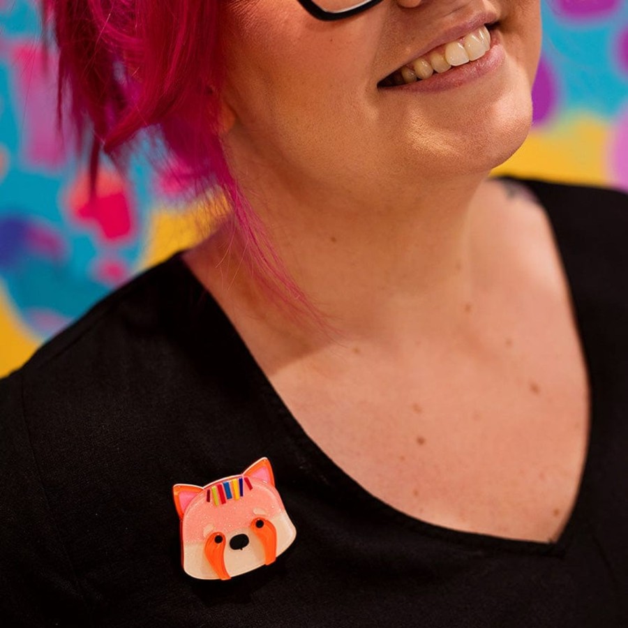 Erstwilder Brooches | Rhonda The Red Panda Brooch