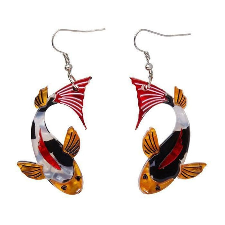 Erstwilder Earrings | Playing Koi Earrings