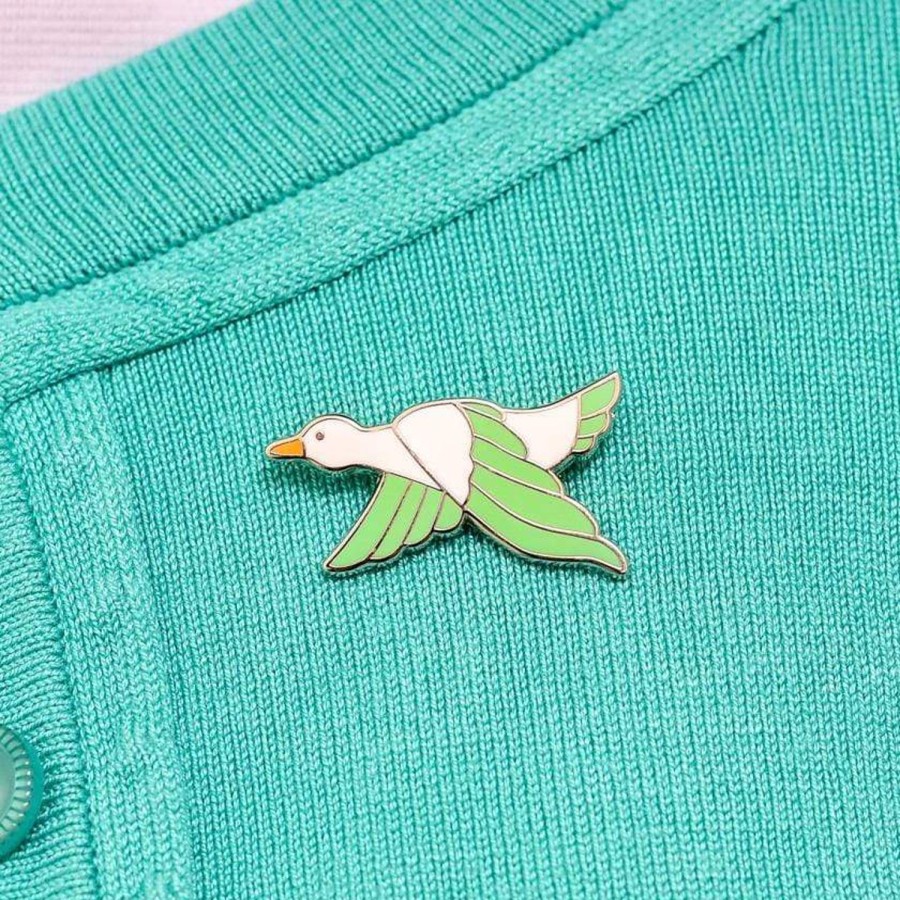 Erstwilder Enamel Pins | Dancing Duck Enamel Pin