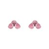 Erstwilder Essential Earrings | Poodle Ripple Stud Earrings - Pink