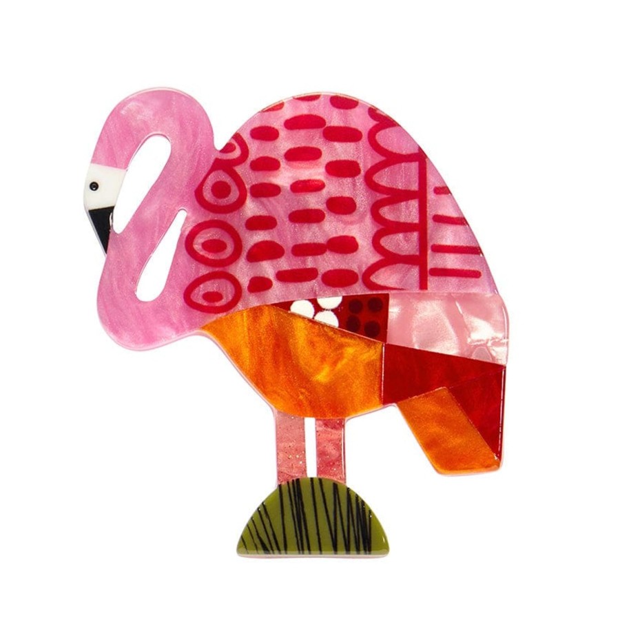 Erstwilder Brooches | A Flamingo Named Honk Brooch