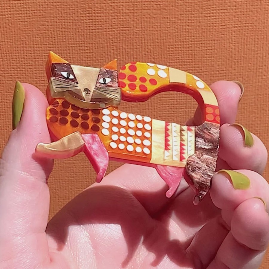 Erstwilder Brooches | A Cat Named Purr Brooch