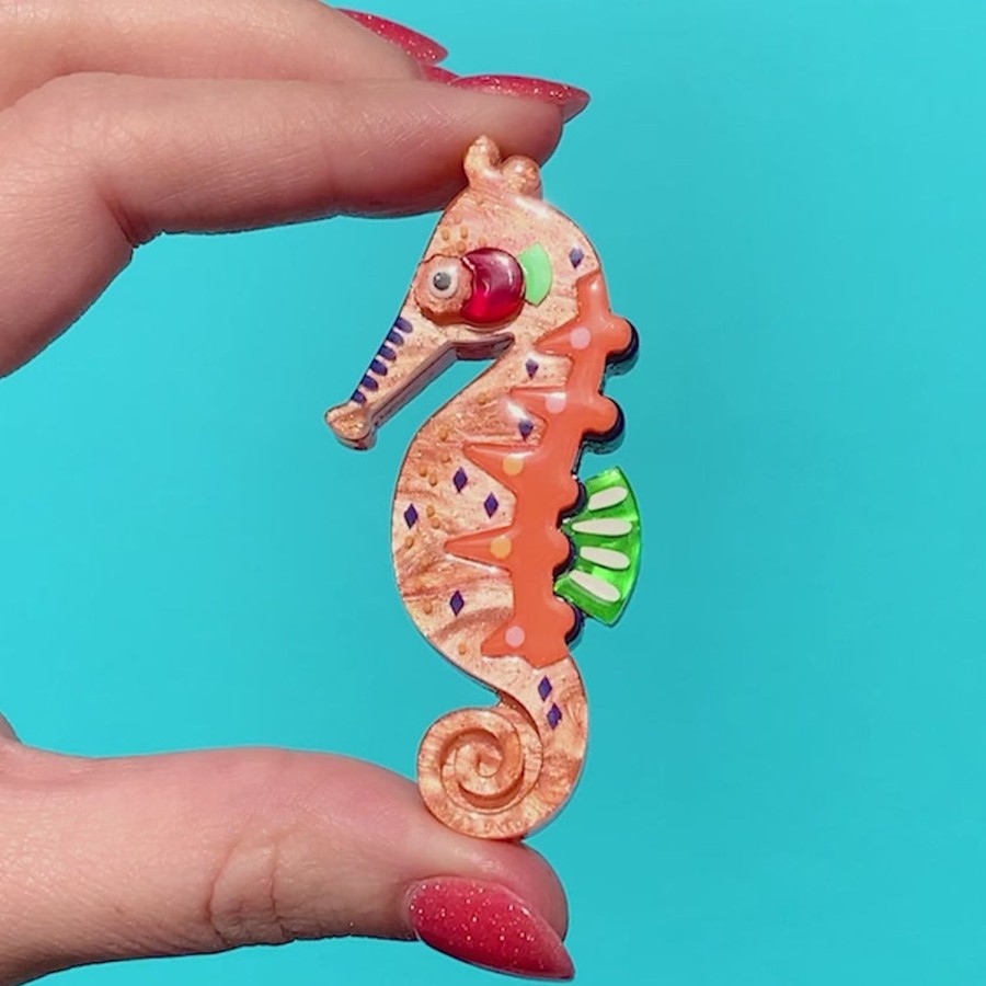 Erstwilder Brooches | The Wary Western Australian Seahorse Brooch