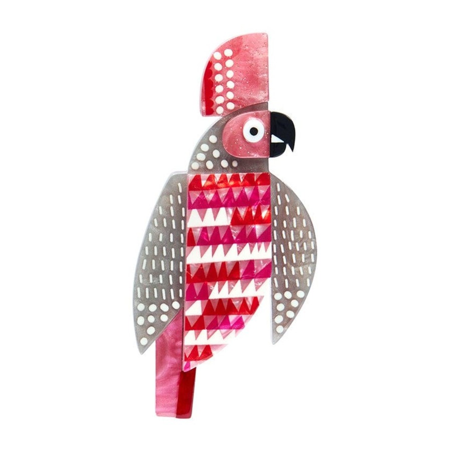 Erstwilder Brooches | A Cockatoo Named Squawk Brooch