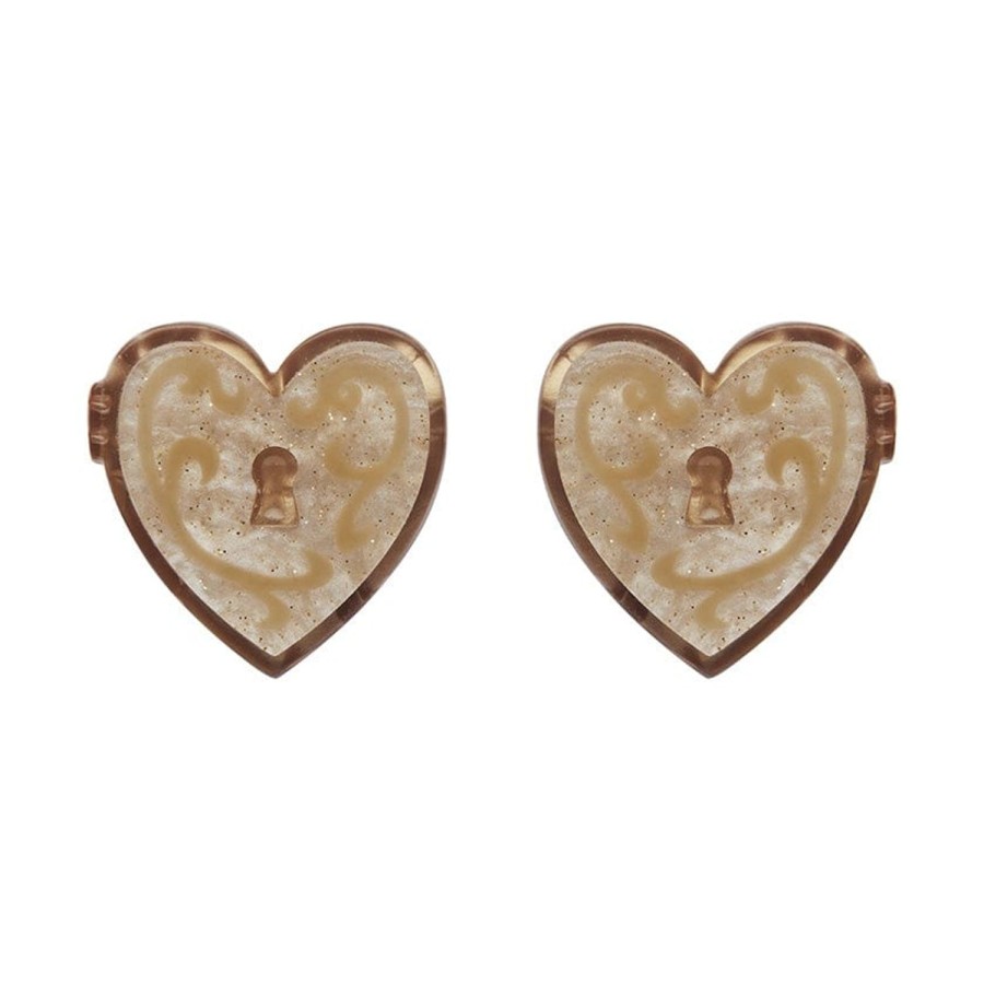 Erstwilder Earrings | Heart Of Cache Stud Earrings