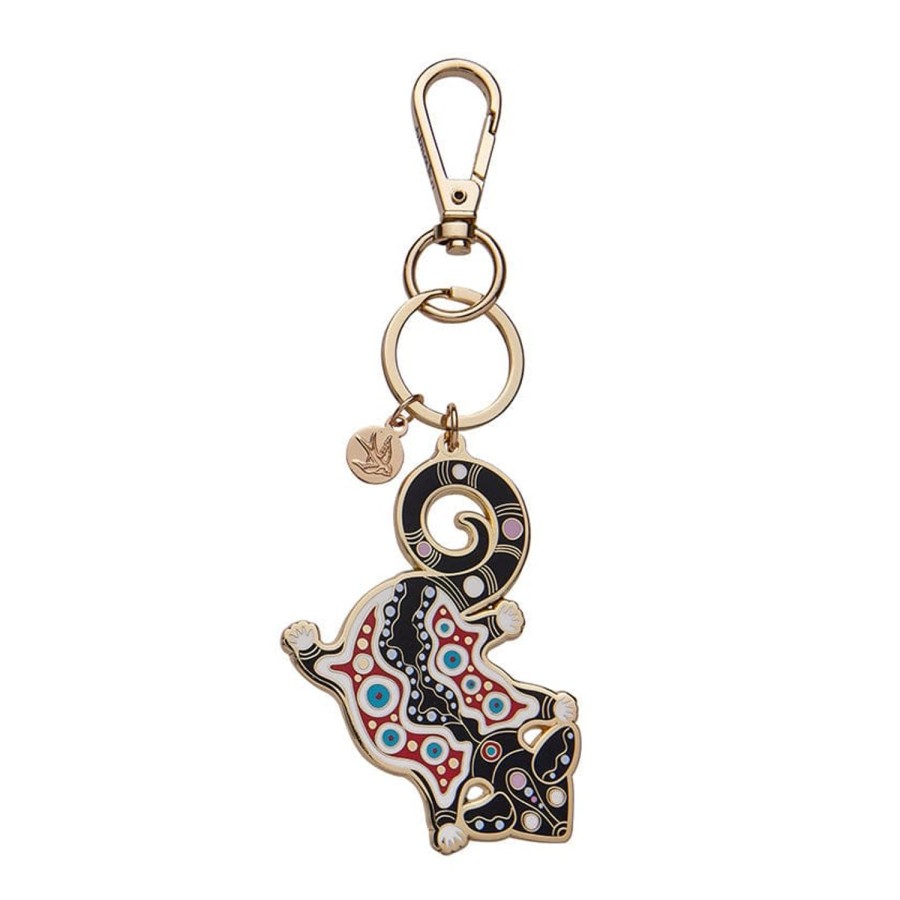 Erstwilder Enamel Key Rings | The Possum 'Midin' Key Ring