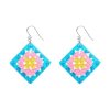 Erstwilder Earrings | Cosy Comfort Earrings - Blue