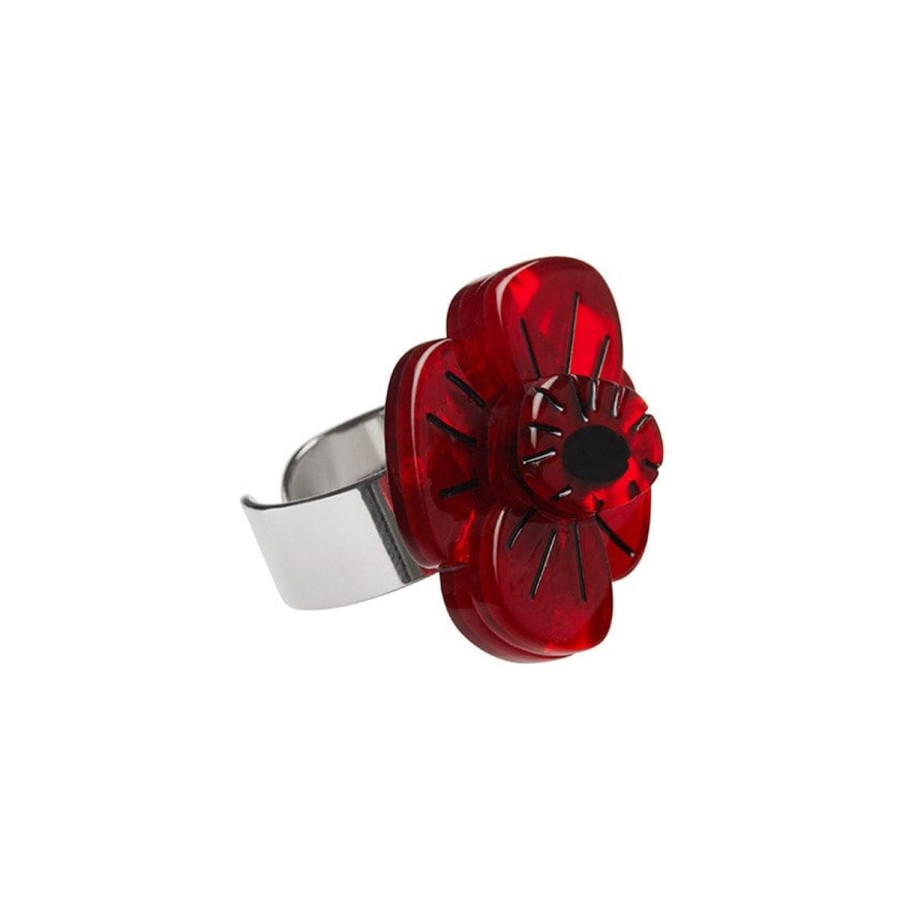 Erstwilder Rings | Remembrance Poppy Ring