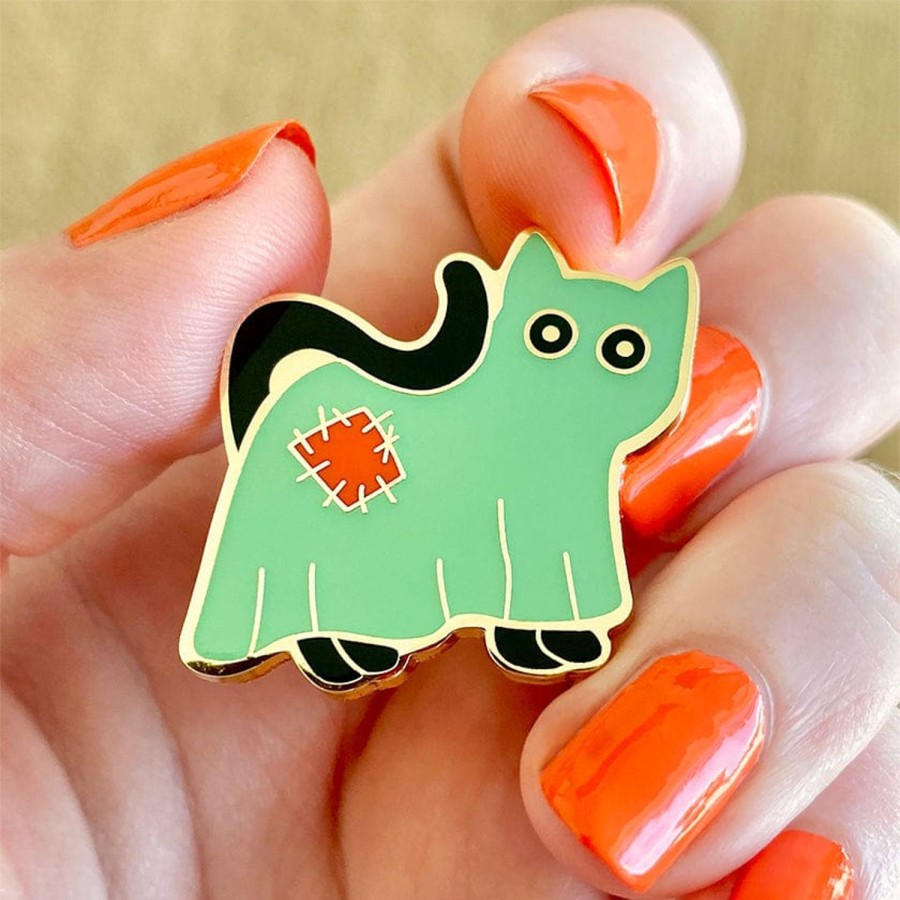 Erstwilder Enamel Pins | A Most Ghostly Kitty Enamel Pin