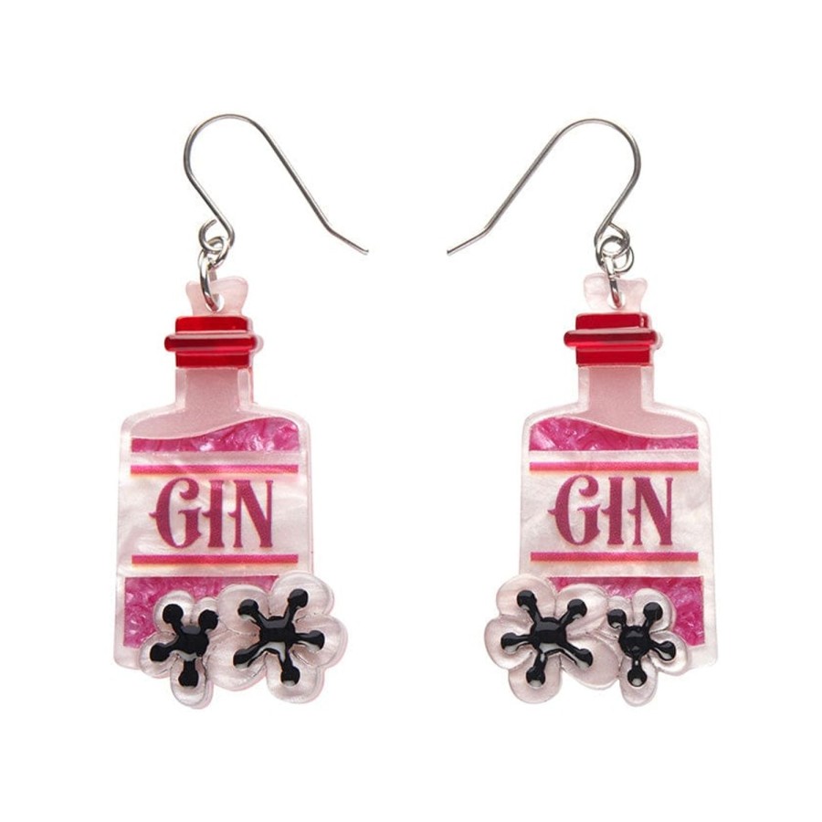 Erstwilder Earrings | Pink Gin Party Drop Earrings