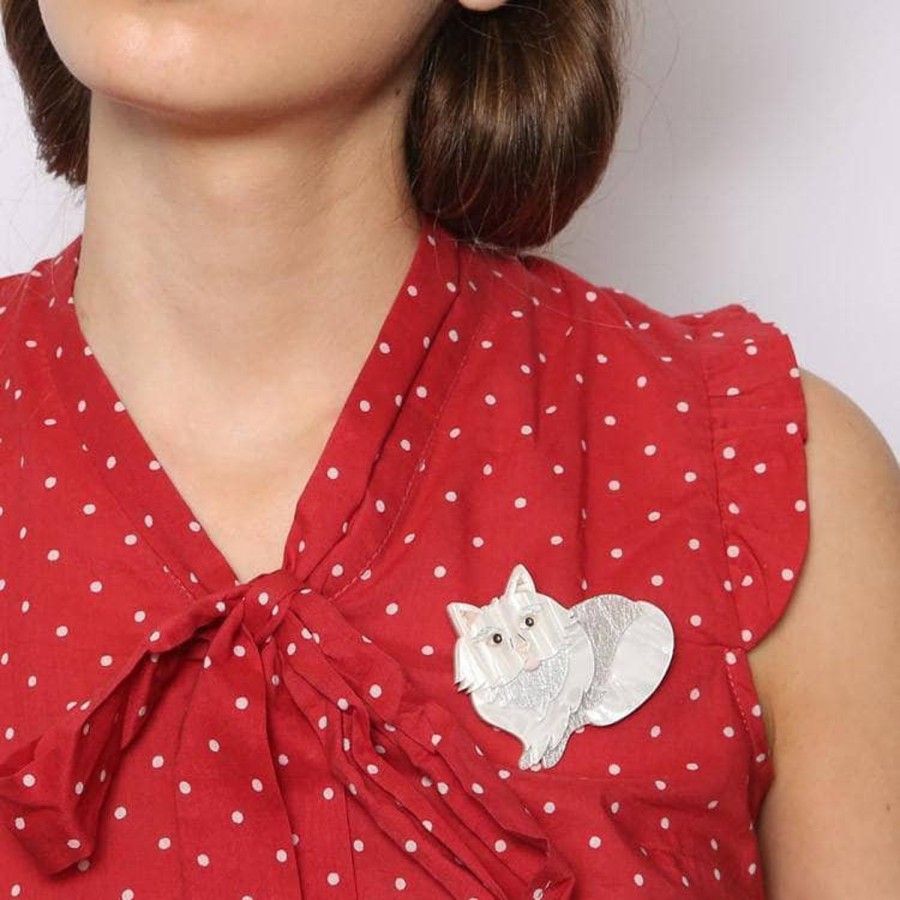 Erstwilder Brooches | Babette Marie Cat Brooch