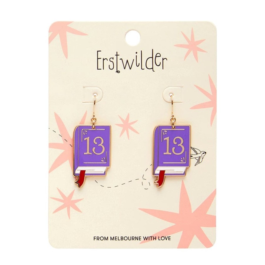 Erstwilder Enamel Earrings | Next Chapter Enamel Drop Earrings